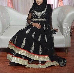 Indian Anarkali long dress.